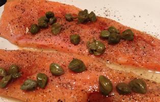 marinaded trout fillets